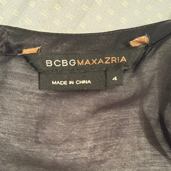 BCBGMaxAzria Black‎ Midi Dress Size 4 - Picture 9 of 11